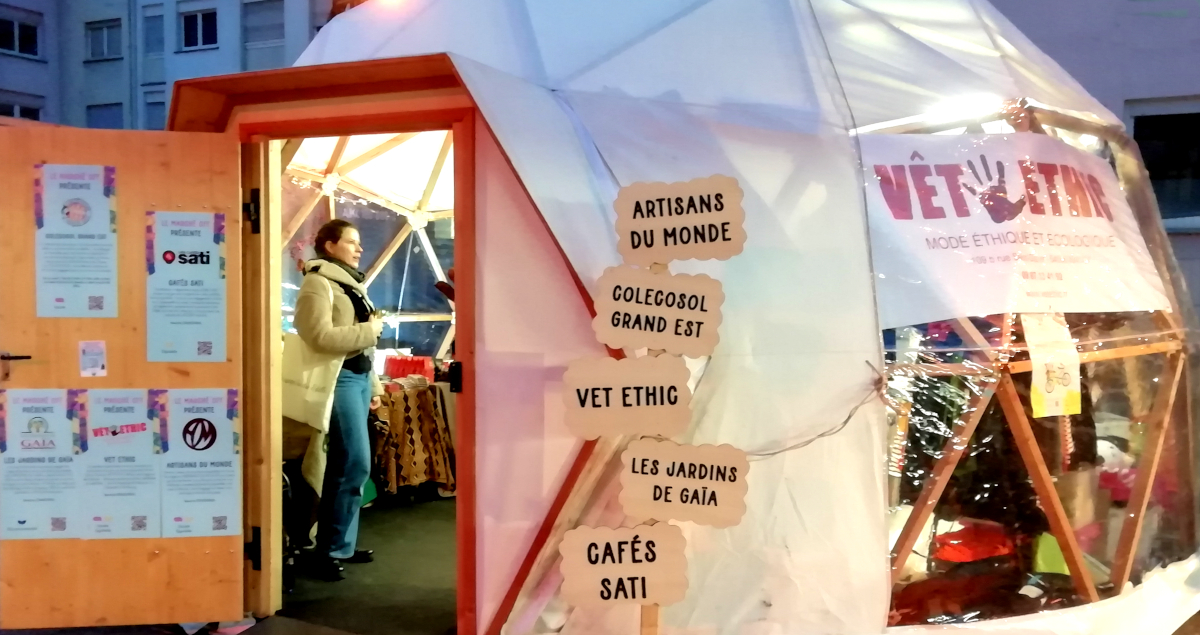 Le Colecosol au Marché de Noël OFF de Strasbourg 🎄