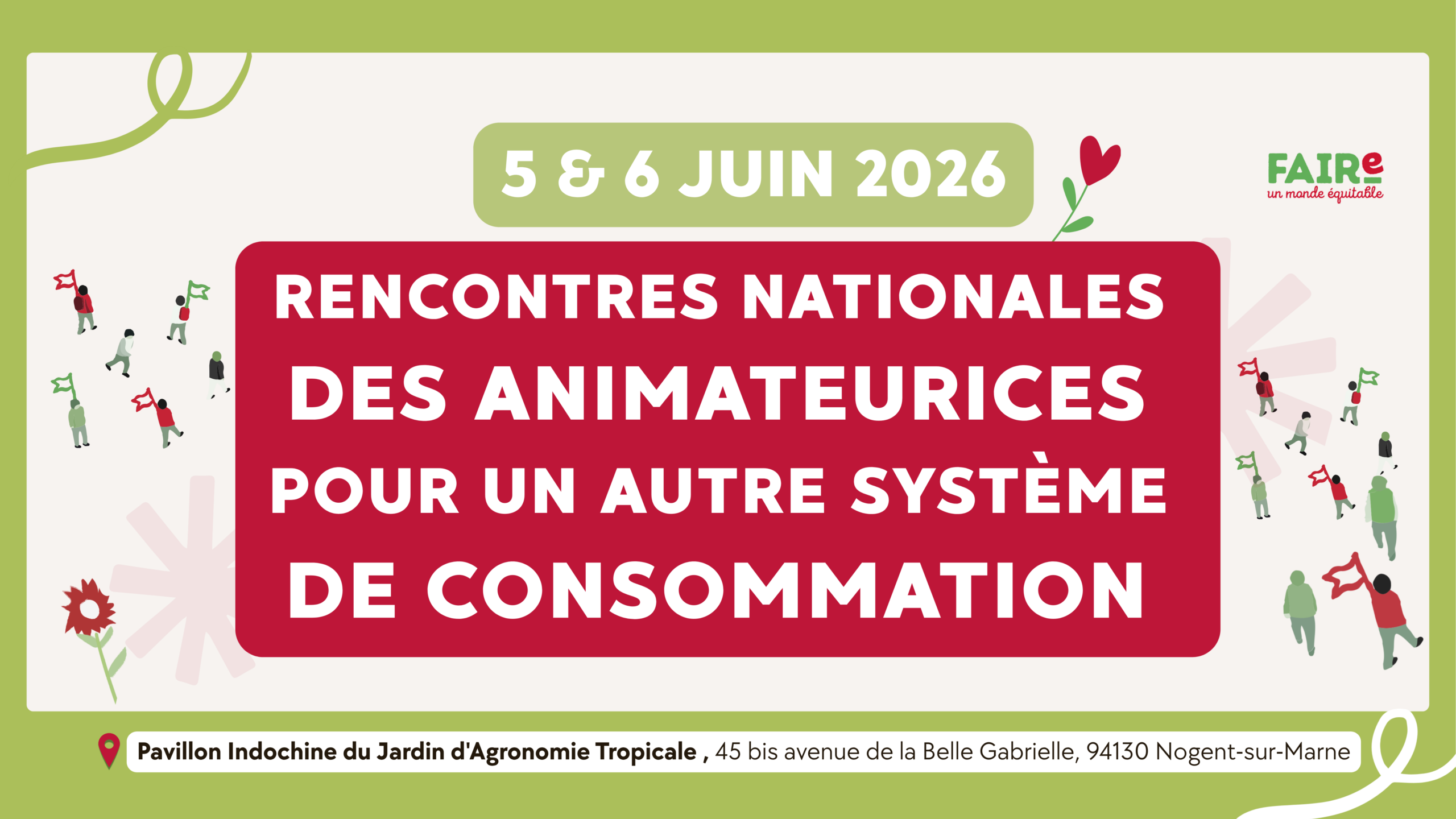 Rencontres nationales des animateurices pour un autre système de consommation : 5 et 6 juin 2026